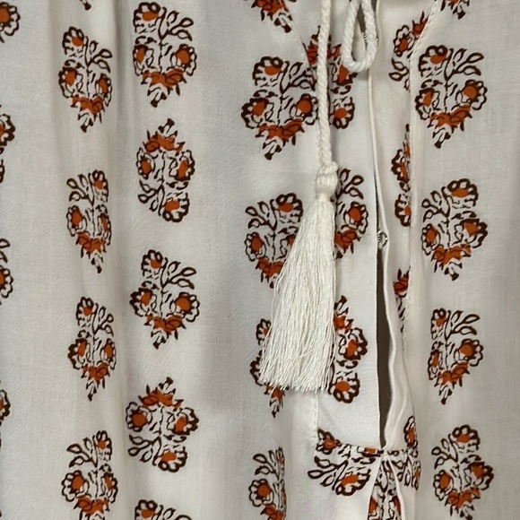 Ava Christine Women’s Paisley Print Sleeveless Halter V Neck Top, XS - Picture 6 of 10